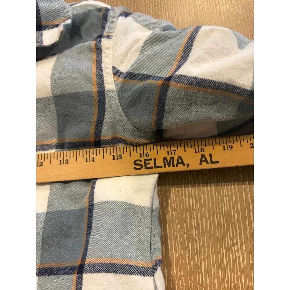 Tommy Bahama Kids Boys Sherpa Lined Plaid Flannel Shirt Jacket Size L 10/12